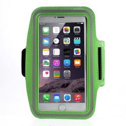 Спортна лента за ръка от неопрен за телефон с размери до 155x85 – цвят зелен