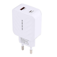 Универсално зарядно с два изхода - USB Type-C и USB QC3.0