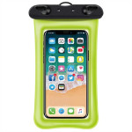 Универсален водоустойчив калъф за телефони с размери до 190x100 – зелен Универсален водоустойчив калъф за телефони с размери до 190x100 – зелен