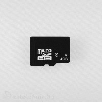 4 GB microSD карта със скорост 4 MB/s ( Class 4 ) 