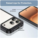 Силиконов гръб Rugged Armor за Honor 600/600 Pro - черна рамка - 1