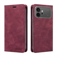 Калъф страничен flip марка BETOPNICE за Honor 600/600 Pro – винено червен