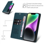Калъф страничен flip марка YIKATU за Honor 600/600 Pro – тюркоазен - 1
