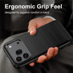 Силиконов гръб Rugged Armor за Honor 600/600 Pro - черен - 1