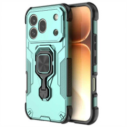 Хибриден гръб със стойка за Honor 600 Pro - светло син