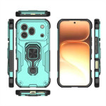 Хибриден гръб със стойка за Honor 600 Pro - светло син - 1