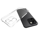 Силиконов гръб с подсилени ръбове за Honor 600 Smart - прозрачен - 0