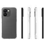 Силиконов гръб с подсилени ръбове за Honor 600 Smart - прозрачен - 1