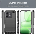 Силиконов гръб Rugged Armor за Honor 600 Lite - черен - 1