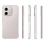 Силиконов гръб с подсилени ръбове за Honor 600 Lite - прозрачен - 2