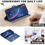 Кожен калъф тип портмоне марка BINFEN COLOR за Honor Magic8 Lite - тъмно син - 0 Кожен калъф тип портмоне марка BINFEN COLOR за Honor Magic8 Lite - тъмно син - 0