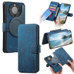 Кожен калъф страничен flip марка CaseNeo за Honor Magic8 Lite – син - 4