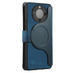 Кожен калъф страничен flip марка CaseNeo за Honor Magic8 Lite – син - 3