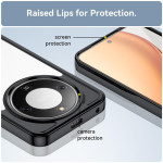 Силиконов гръб Rugged Armor за Honor Magic8 Lite - черна рамка - 3