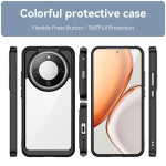 Силиконов гръб Rugged Armor за Honor Magic8 Lite - черна рамка - 2