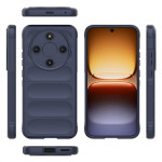Подсилен силиконов гръб на ленти за Honor Magic8 Lite - тъмно син - 1
