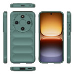 Подсилен силиконов гръб на ленти за Honor Magic8 Lite - зелен - 1
