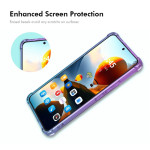 Силиконов гръб за Honor Magic8 Lite - лилаво син - 3