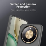 Прозрачен силиконов гръб за Honor Magic8 Lite - сив - 1