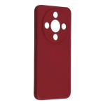 Силиконов гръб за Honor Magic8 Lite - винено червен - 1