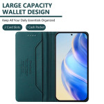 Кожен калъф тип портмоне марка RINACASIS за Honor Magic8 Pro - тюркоазен - 0 Кожен калъф тип портмоне марка RINACASIS за Honor Magic8 Pro - тюркоазен - 0