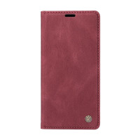 Калъф страничен flip марка YIKATU за Honor Magic8 Pro – винено червен