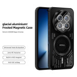 Алуминиев гръб марка ABEEL за Honor Magic8 Pro - черен - 3