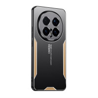 Алуминиев гръб за Honor Magic8 Pro - черен със златиста рамка