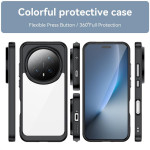 Силиконов гръб Rugged Armor за Honor Magic8 Pro - черна рамка - 2