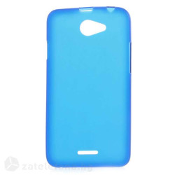 Силиконов калъф за HTC Desire 516 - тъмно син
