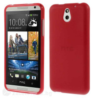 Силиконов калъф за HTC Desire 610 - червен