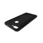 Силиконов калъф за Huawei P Smart със S-образен дизайн - черен - 0