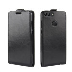 Кожен калъф flip за Huawei P Smart - черен - 1 Кожен калъф flip за Huawei P Smart - черен - 1