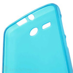 Силиконов калъф за Huawei Ascend Y511 - светло син - 0