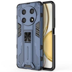 Хибриден гръб със стойка за Honor Magic4 Lite 5G - тъмно син