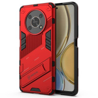 Хибриден гръб със стойка марка BIBERCAS за Honor Magic4 Lite 5G - червен