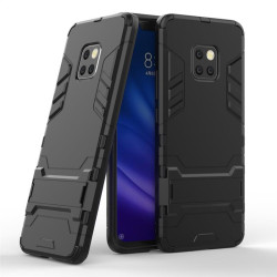 Хибриден гръб със стойка за Huawei Mate 20 Pro - черен