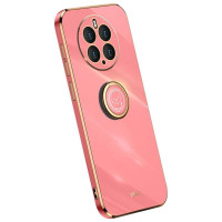 Хибриден гръб със стойка тип пръстен марка XINLI за Huawei Mate 50 Pro - червен
