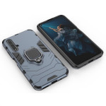 Хибриден гръб със стойка за Huawei Nova 5T - стоманено син - 2