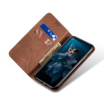Кожен калъф тип портмоне с магнитна закопчалка за Huawei Nova 5T - кафяв - 0 Кожен калъф тип портмоне с магнитна закопчалка за Huawei Nova 5T - кафяв - 0