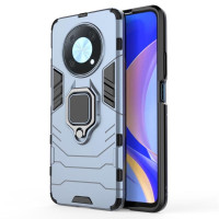 Хибриден гръб със стойка за Huawei nova Y90 - стоманено син