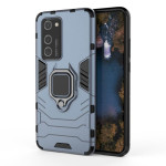 Хибриден гръб със стойка за Huawei P40 Pro - стоманено син