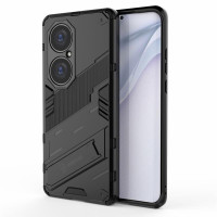 Хибриден гръб със стойка марка BIBERCAS за Huawei P50 Pro - черен