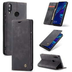 Калъф страничен flip марка CASEME за Huawei P Smart 2019 – черен
