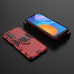 Хибриден гръб със стойка за Huawei P Smart 2021 - червен - 1