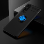 Силиконов гръб с кръгла стойка за Huawei P Smart 2021 - син - 0