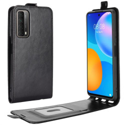 Кожен калъф flip за Huawei P Smart 2021 - черен