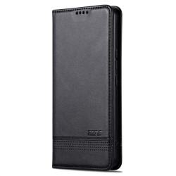 Кожен калъф страничен flip марка AZNS за Honor 200 5G &ndash; черен
