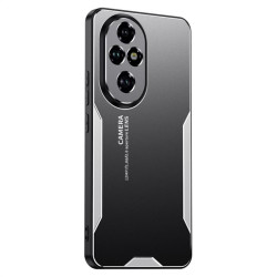 Алуминиев гръб за Honor 200 5G - черен със сребрист ръб