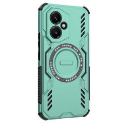 Хибриден гръб с метален пръстен за HONOR 400 5G - зелен